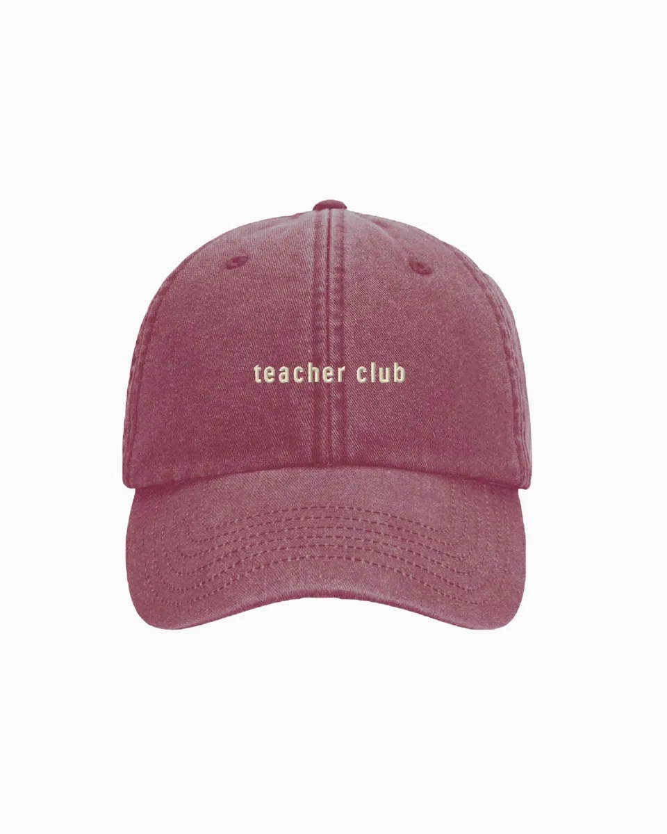 Ella and Rapha Teacher Club cappello vino denim