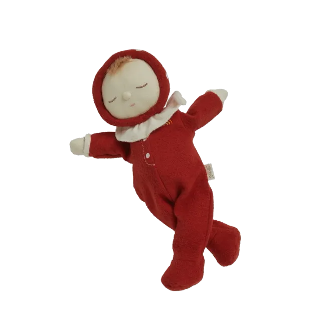 OlliElla Dozy Dinkums Toadstool Moppet Red bambola 31 cm