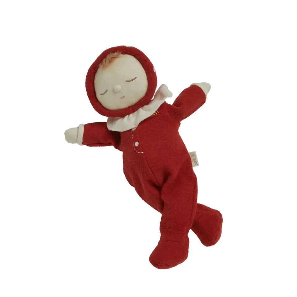OlliElla Dozy Dinkums Toadstool Moppet Red bambola 31 cm