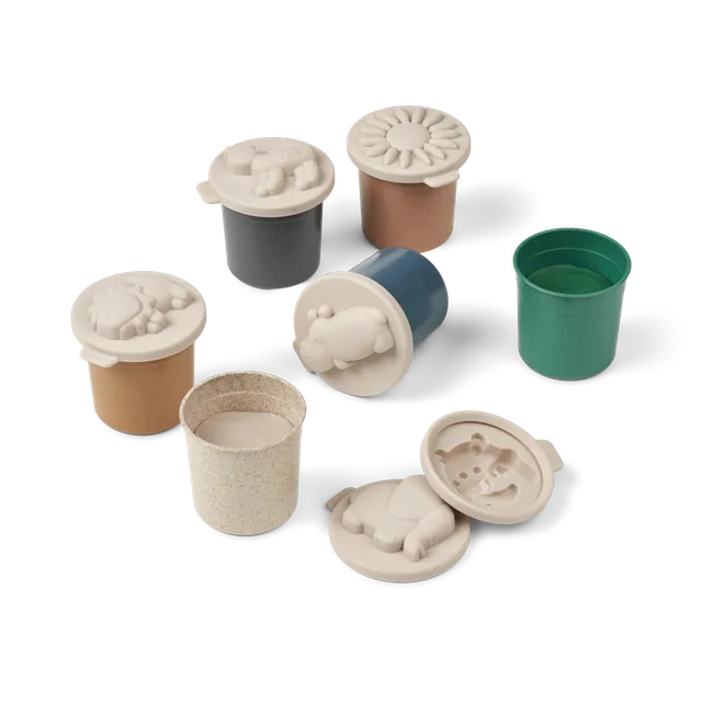 Liewood Safari set 6 barattoli pasta modellabile sensoriale