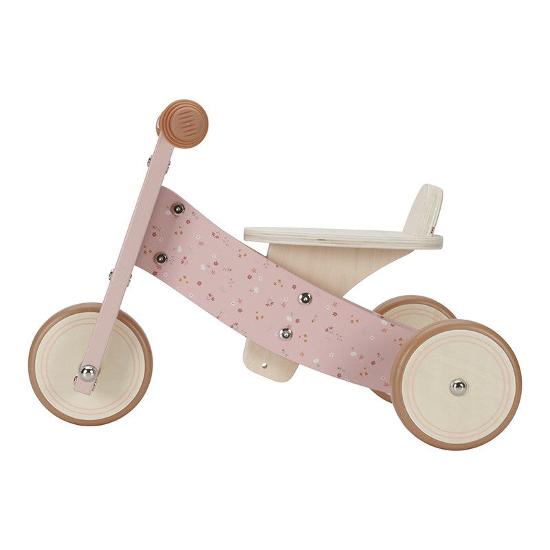 Little Dutch Flowers triciclo legno rosa 12-36 mesi