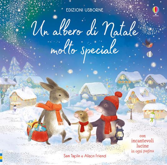 Usborne Un Albero di Natale Molto Speciale libro lucine