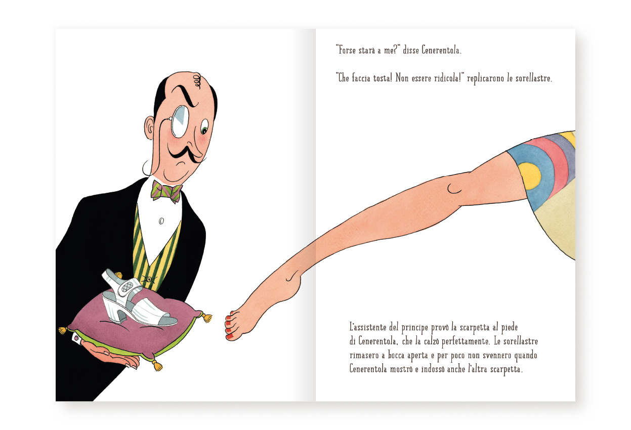 Corraini Cenerentola Una favola alla moda libro illustrato moda