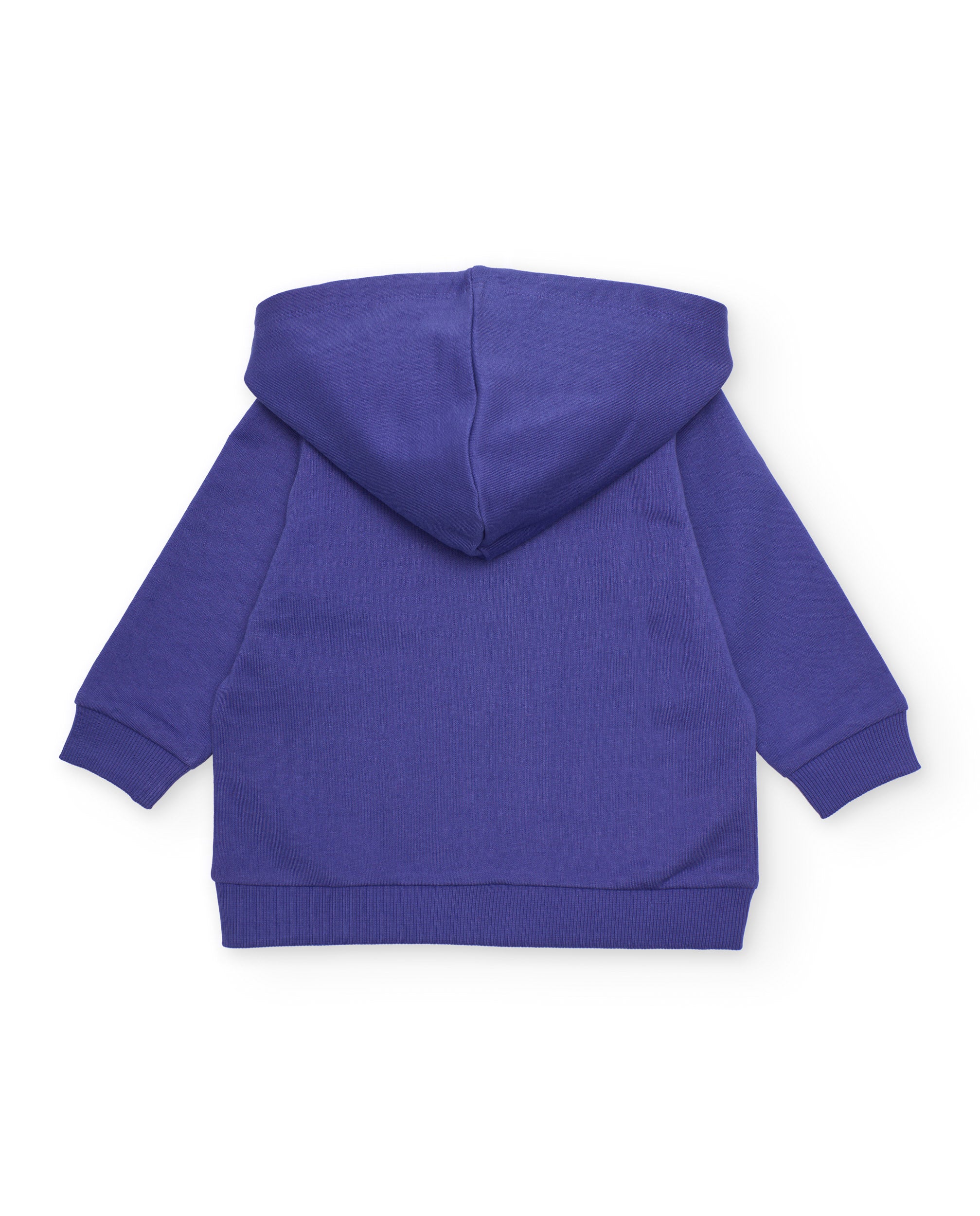 Tuc Tuc felpa bambino zip cappuccio grafica lilla