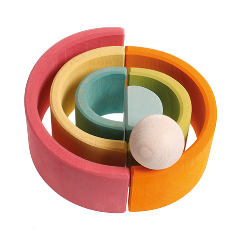 Grimm's Arcobaleno 6 Pezzi Gioco Legno Pastello