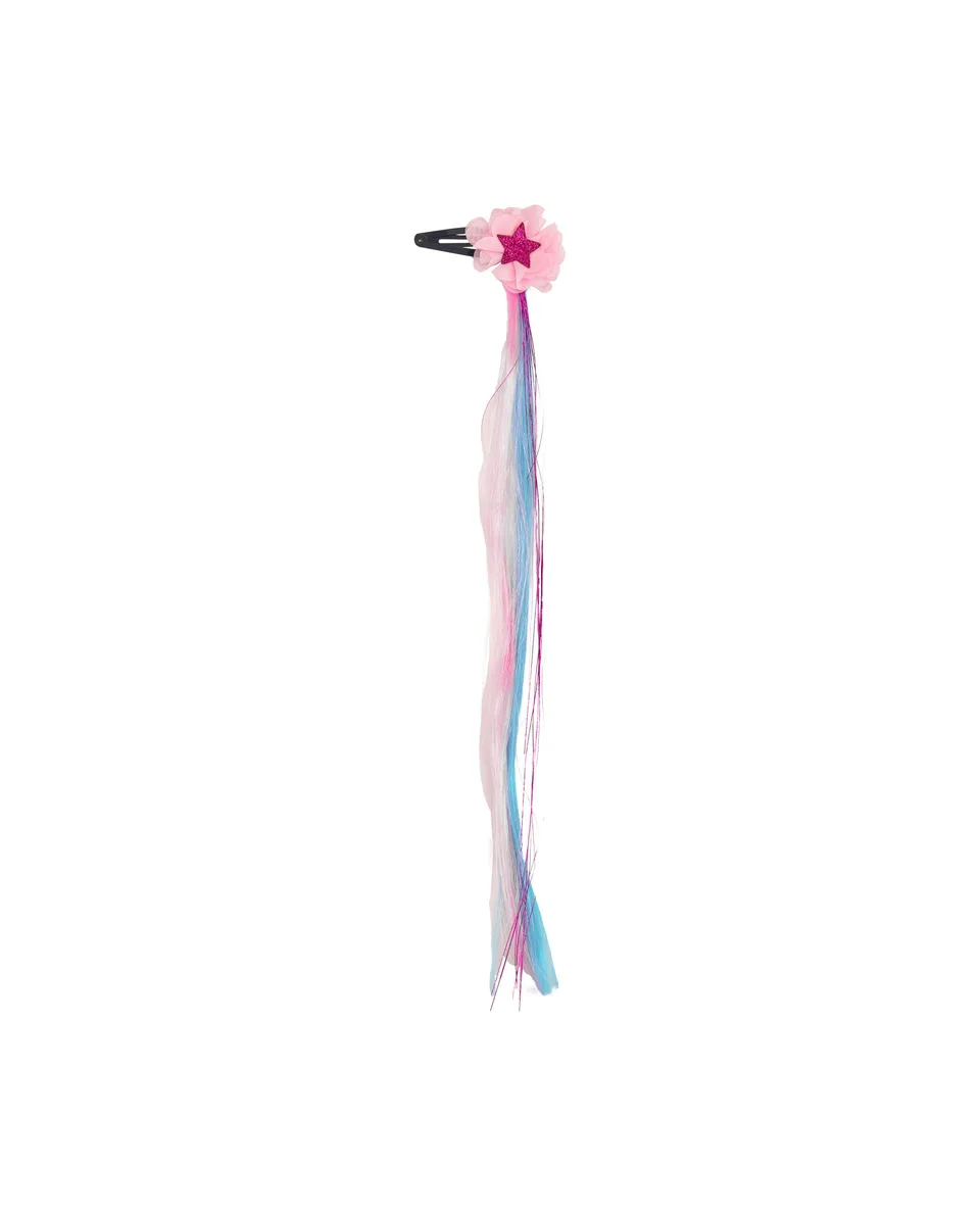 Tuc Tuc molletta capelli bambina rosa con stella