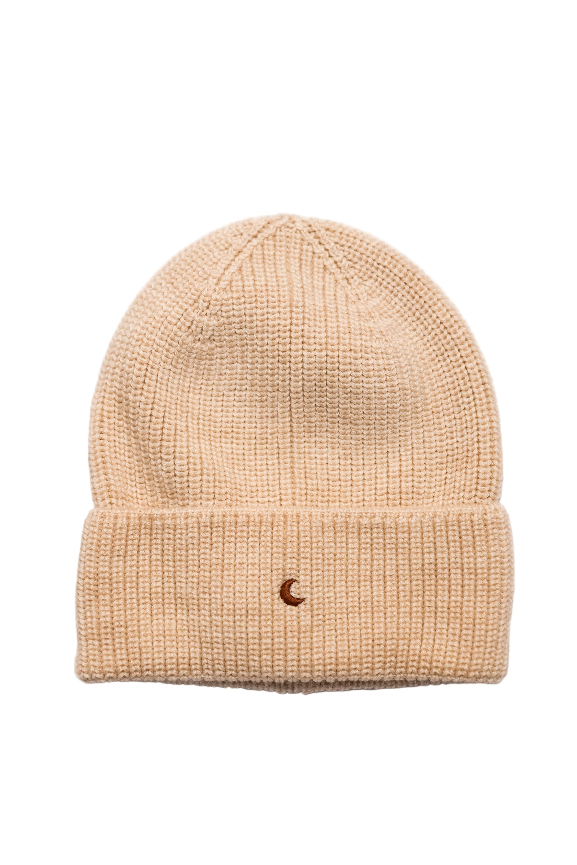 Ella and Rapha Moon Beanie berretto bimbo beige lana