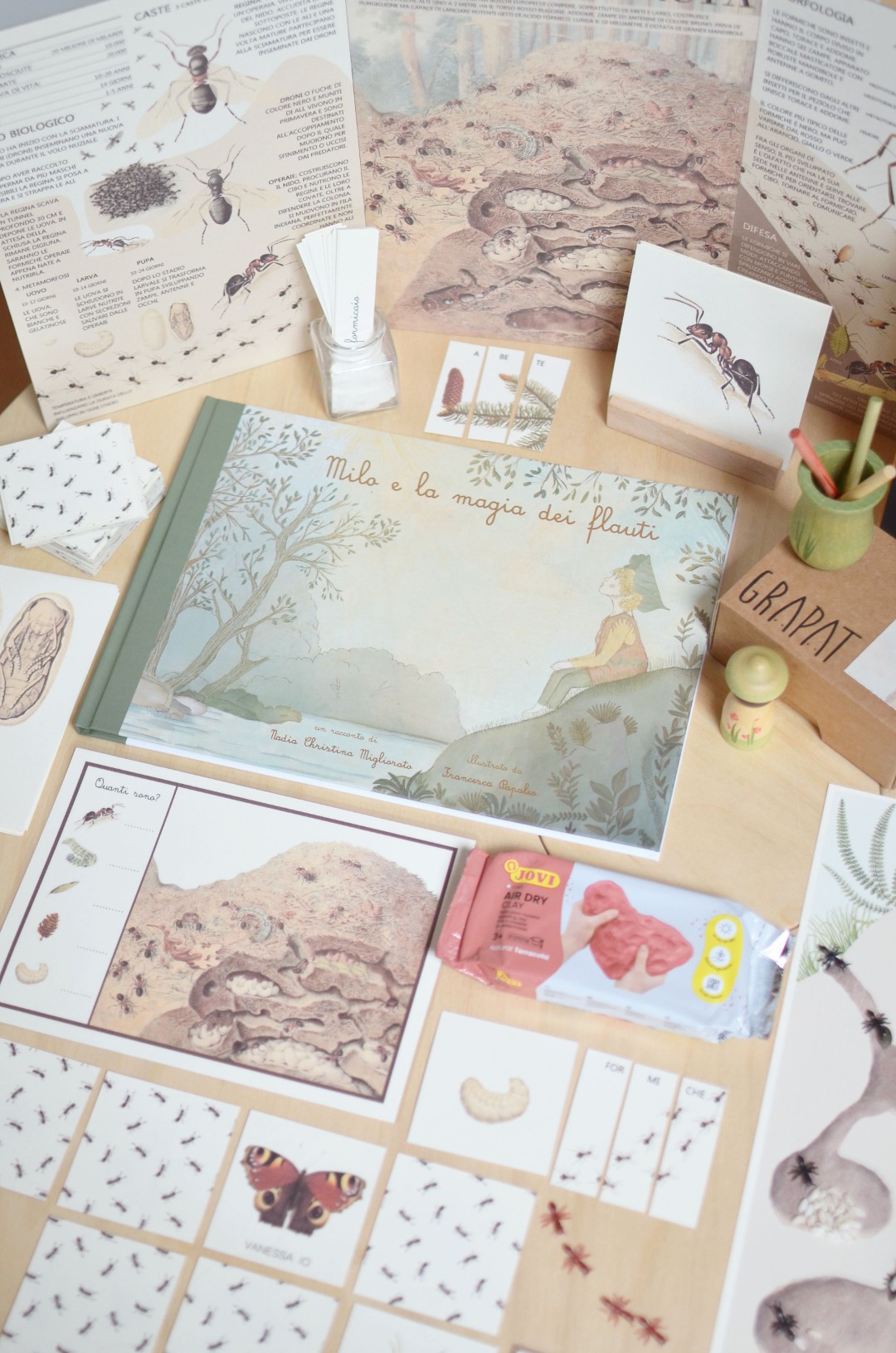 PlayKitBaboo Milo e la magia dei flauti kit creativo completo