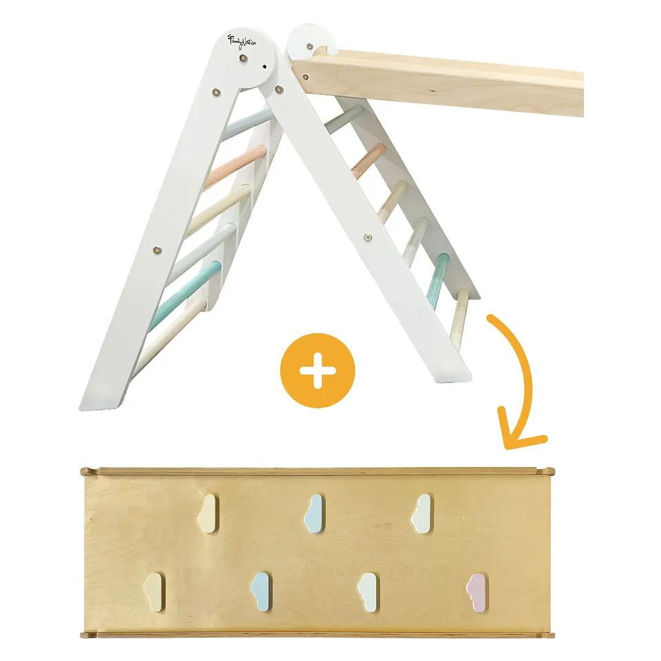 Triclimb Sunny Beach Triangolo Pikler legno con rampa