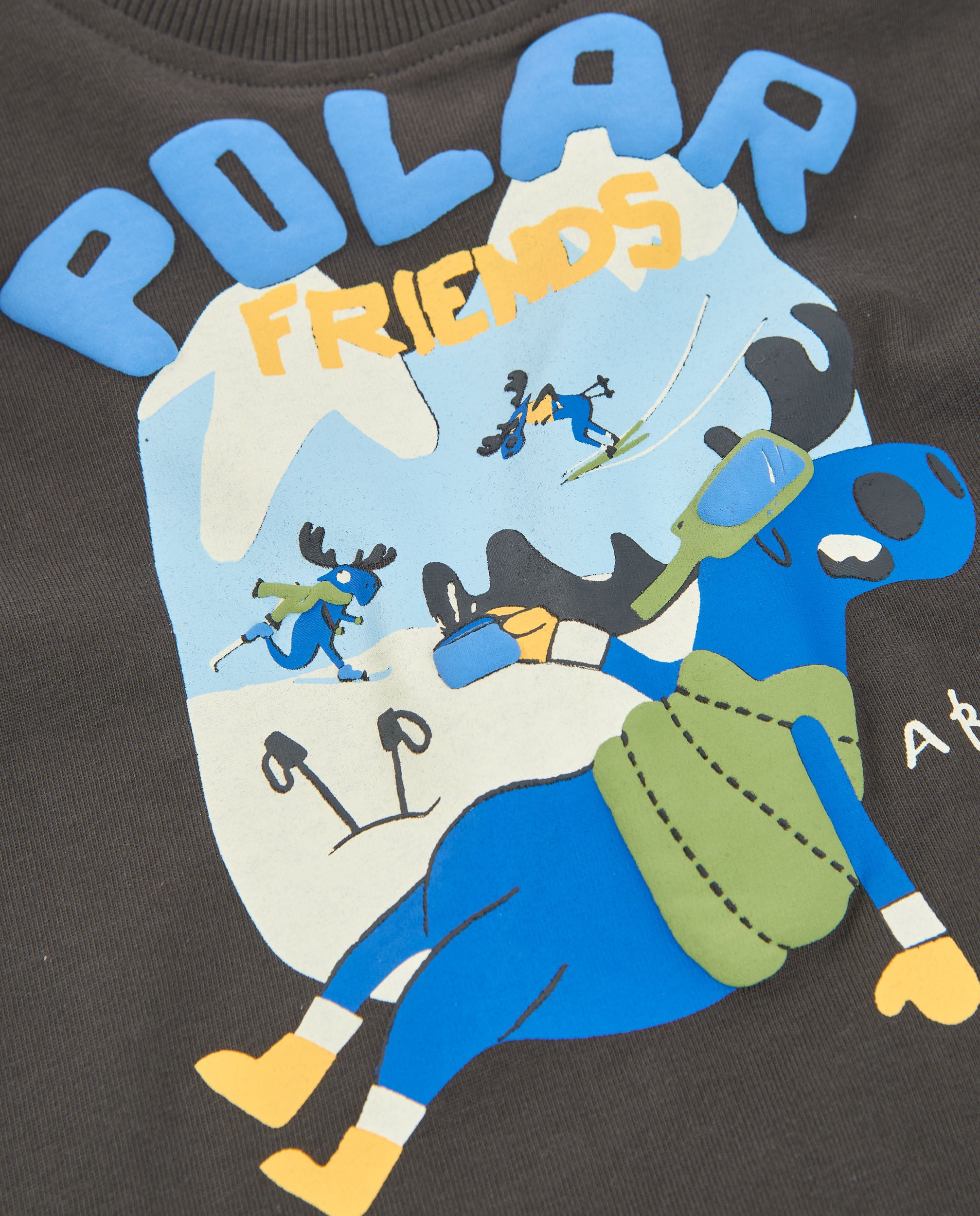 Tuc Tuc Polar Friends maglia bimbo grigia manica lunga