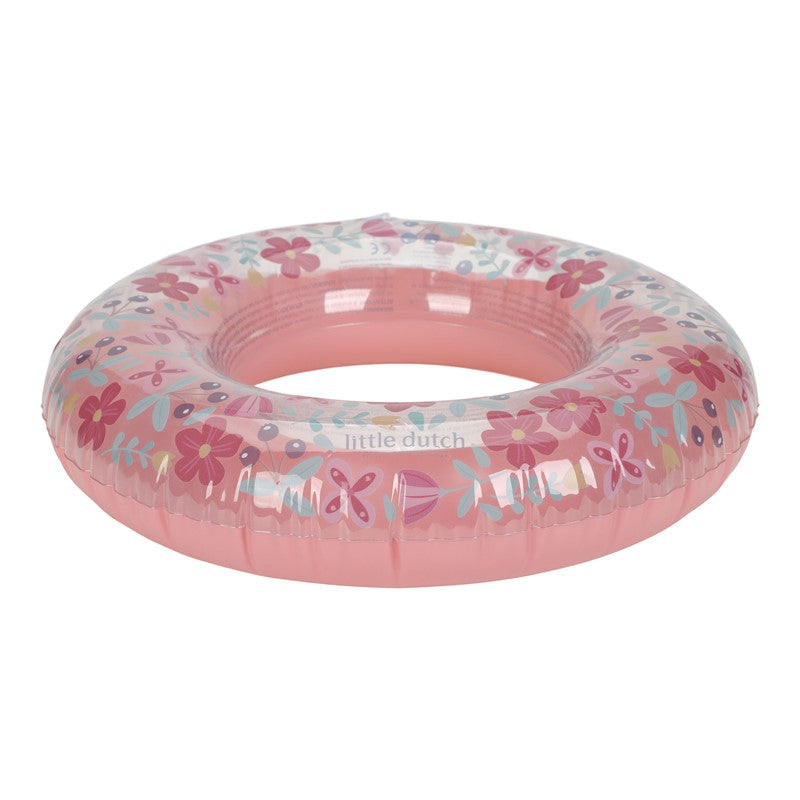 Little Dutch salvagente fiori rosa 50 cm gonfiabile