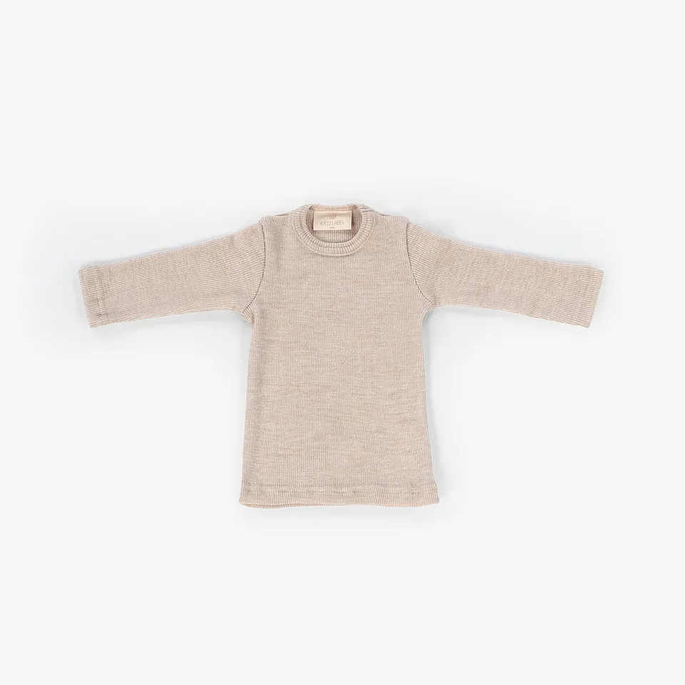 Kico Label maglia pigiama lana merino bimbo