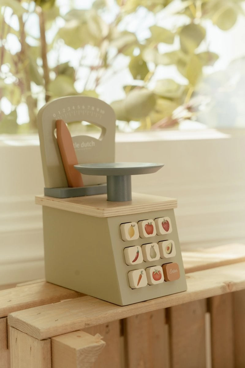 Little Dutch Bilancia in Legno Giocattolo Cucina 3 Anni
