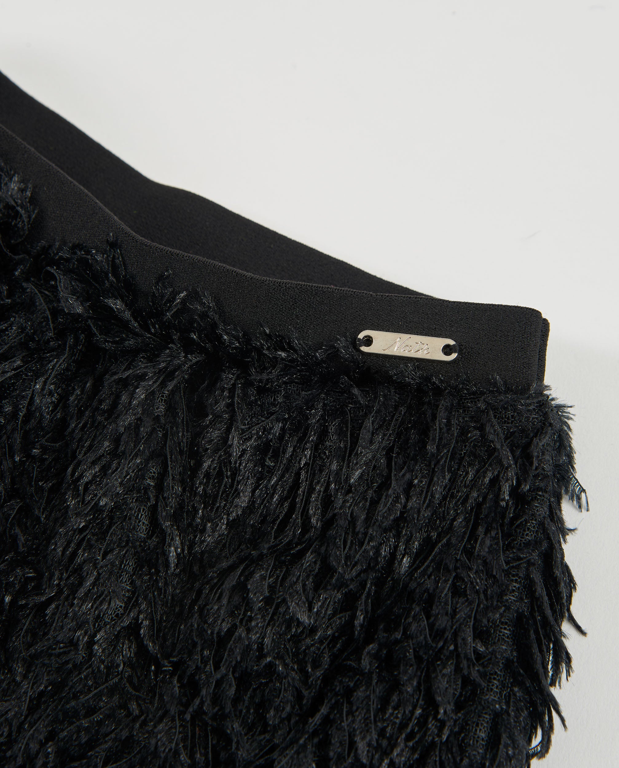 Tuc Tuc Sparkling Shorts Bambina Nero Effetto Piume