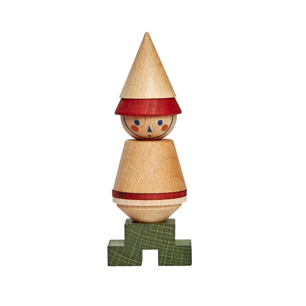 Wooden Story Impila e Componi Personaggio Numero 4 Legno