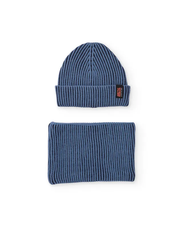 Tuc Tuc set bimbo blu cappello scaldacollo maglia