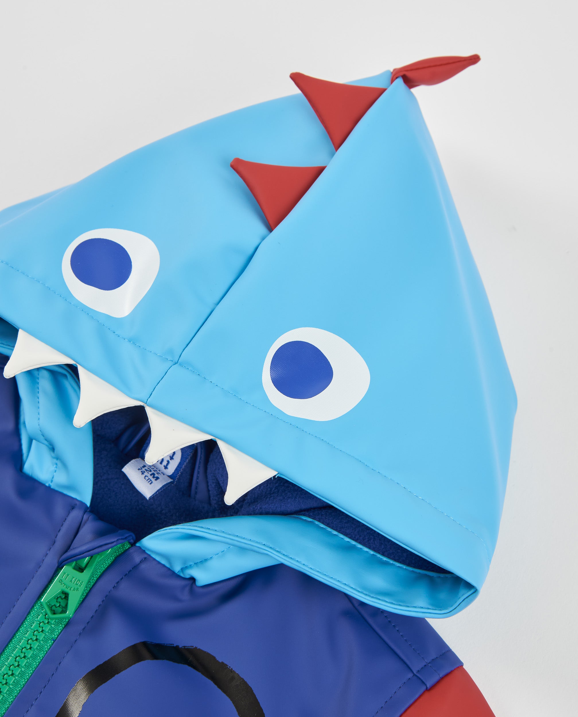 Tuc Tuc Dino Roll Giacca Pioggia Blu Dinosauro