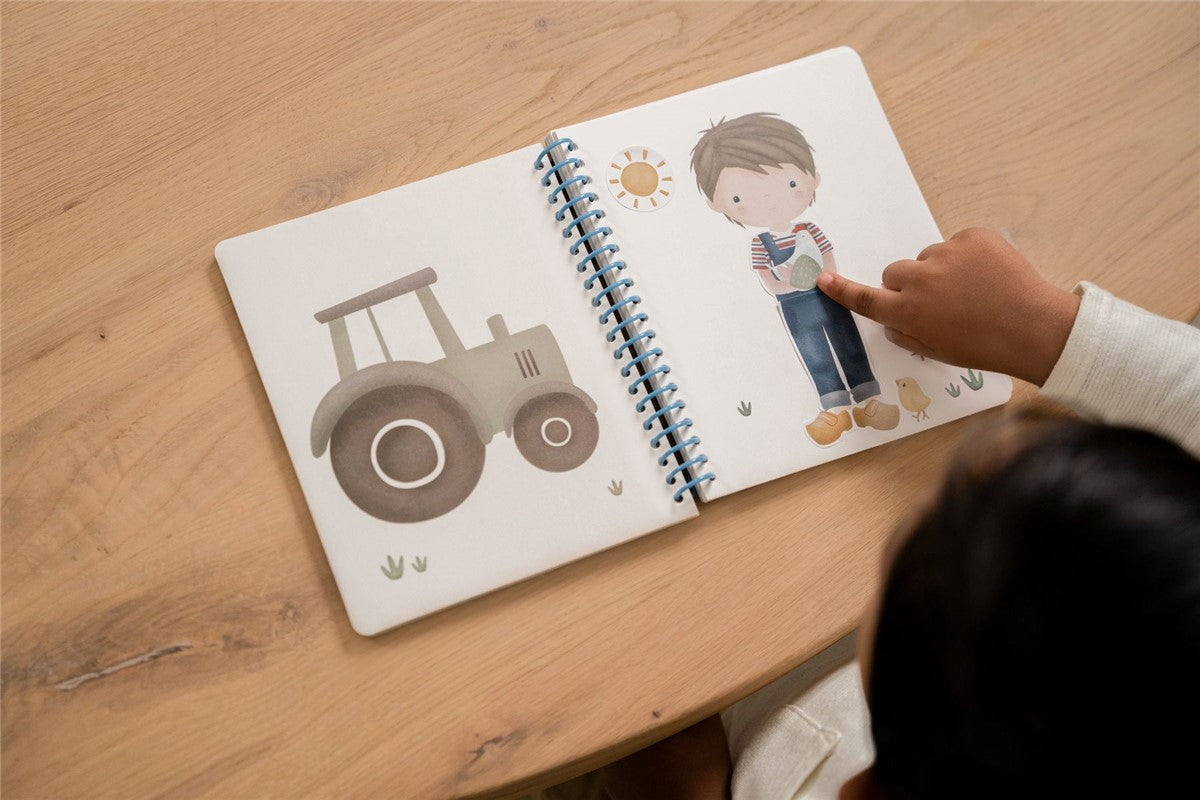 Little Dutch Jim & Friends libro con adesivi 24 pagine