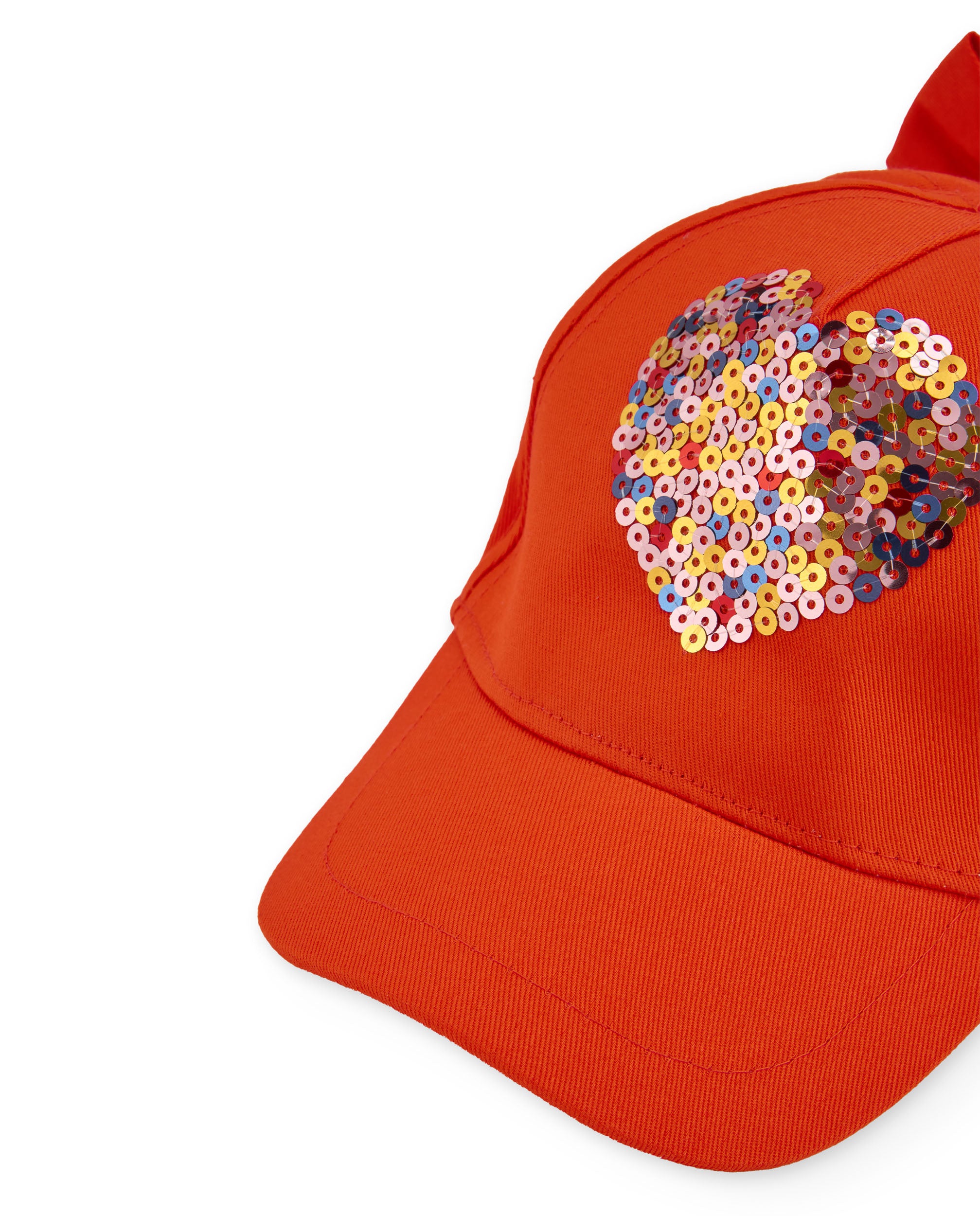 Tuc Tuc cappello bambina cuore paillettes rosso 52