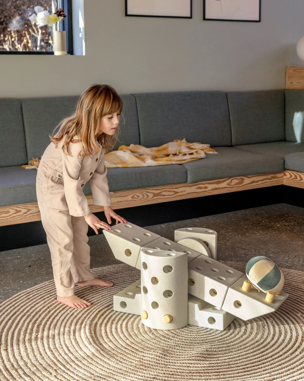 MODU Dreamer Sand Yellow set costruzioni 34 pezzi 50 kg