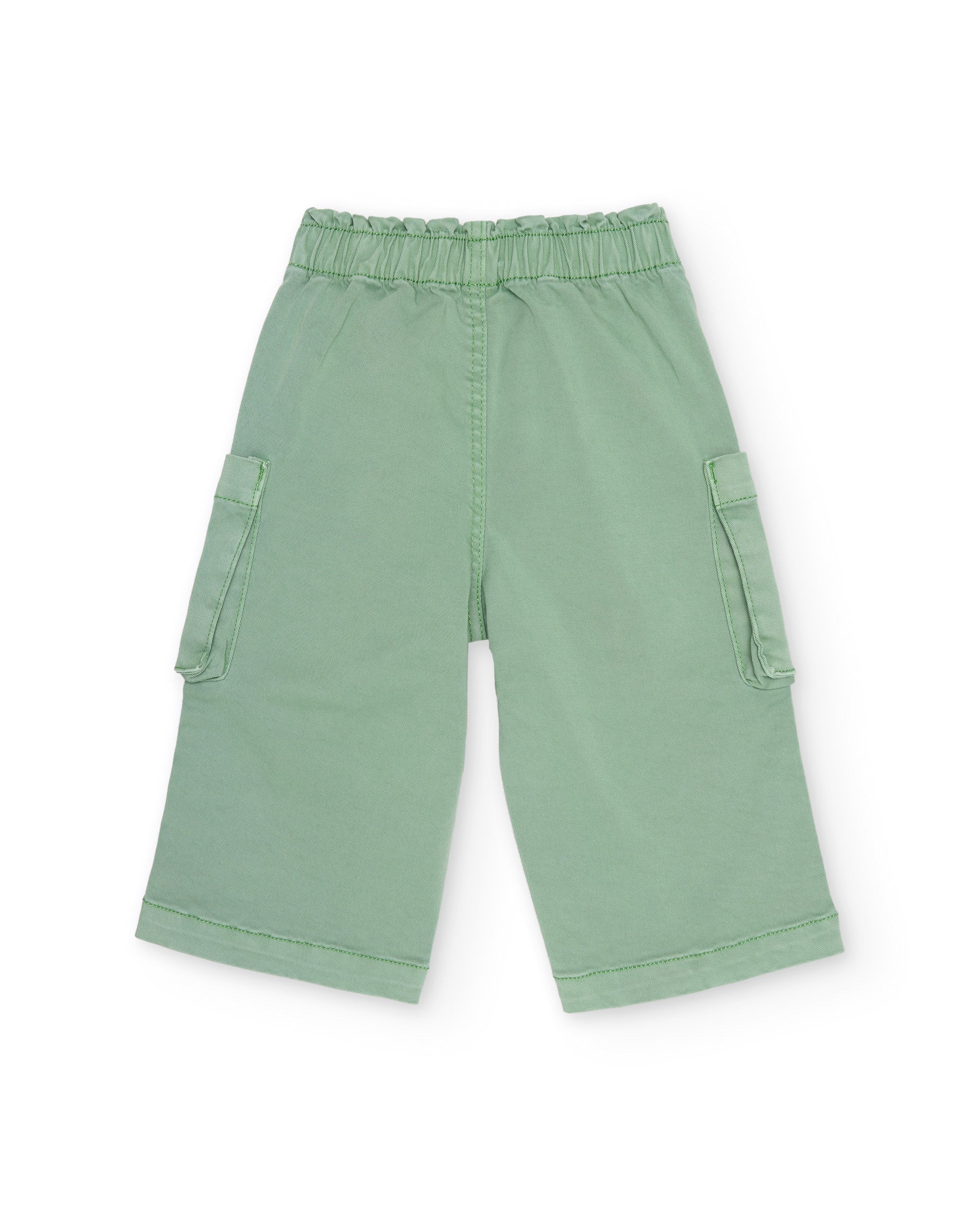 Tuc Tuc pantalone cargo bambina verde tasche laterali