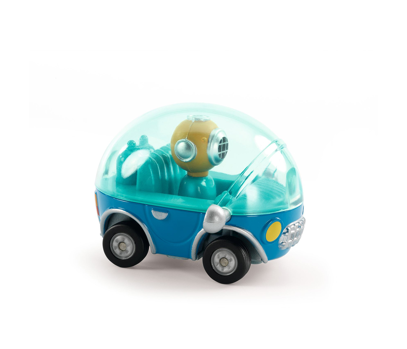 Djeco Crazy Motors Nauti Bubble macchinina 6,6 cm vinile