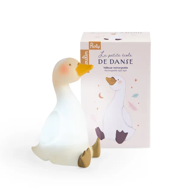 Moulin Roty La Petite Ecole de Danse luce notturna cigno ricaricabile