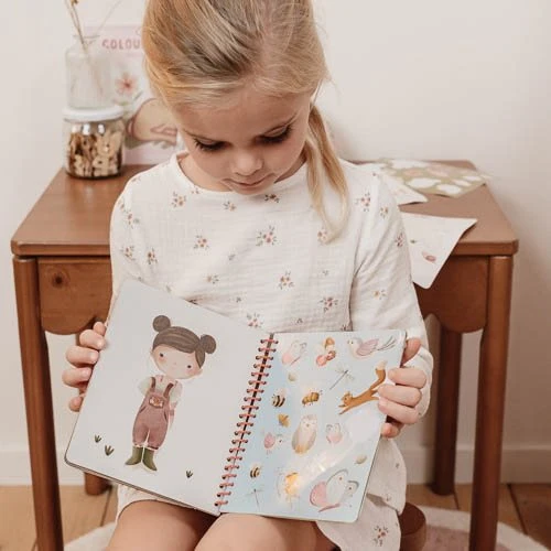 Little Dutch Dress Me Up libro stickers Fairy Garden 150 adesivi