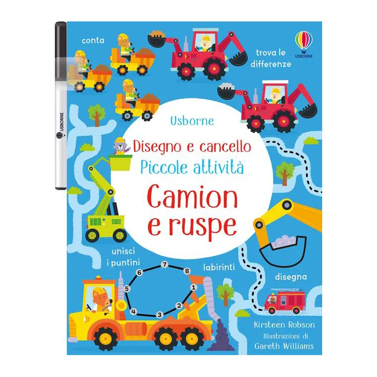 Camion e Ruspe Libro da Disegno e Cancello