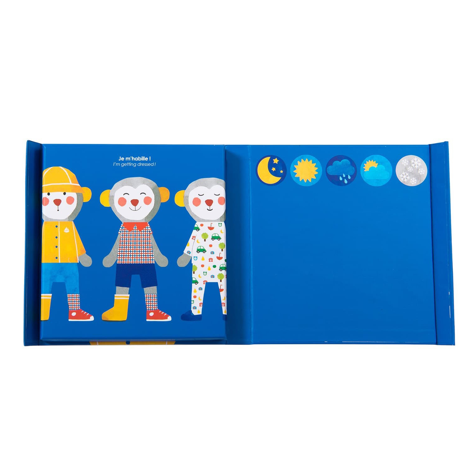 Moulin Roty Popipop Mi vesto gioco magnetico 25 magneti