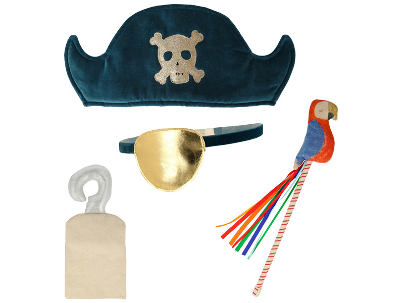 Meri Meri Pirata costume bambino 3-6 anni