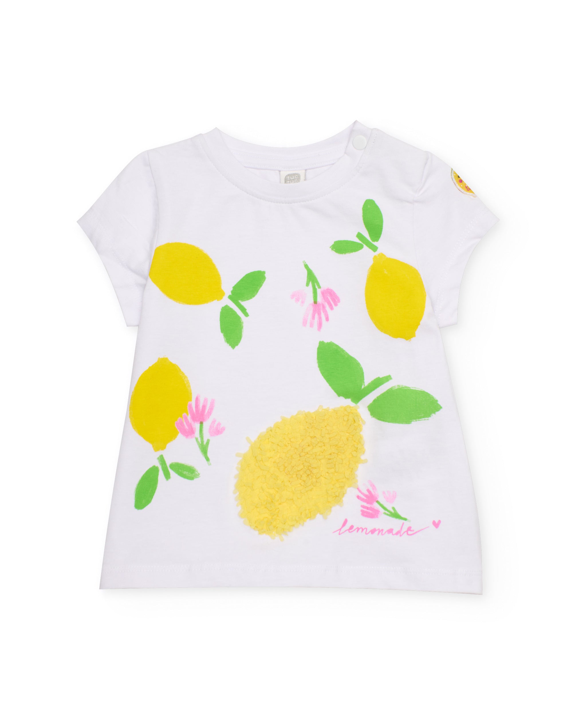 Tuc Tuc Maglietta Bimba Limoni Bianca Cotone