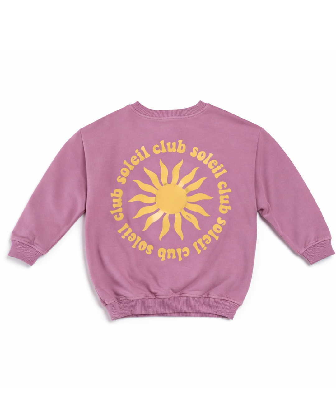 Ella and Rapha Club Soleil Little Pink felpa rosa cotone