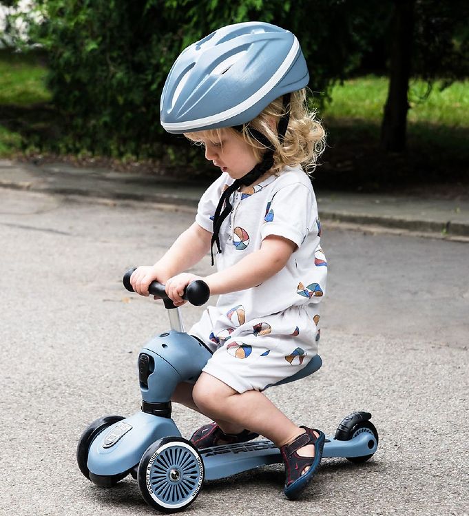 Scoot and Ride Highwaykick 1 monopattino 2in1 Blu Acciaio