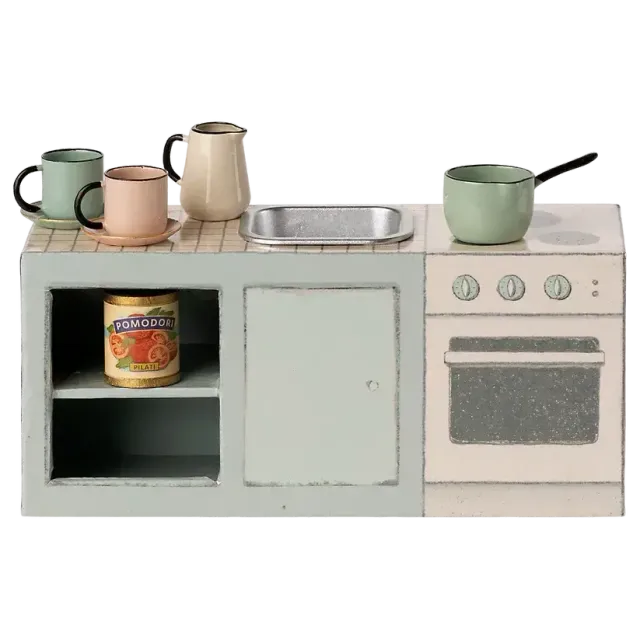 Maileg Cooking Set cucina topolini 2026 metallo