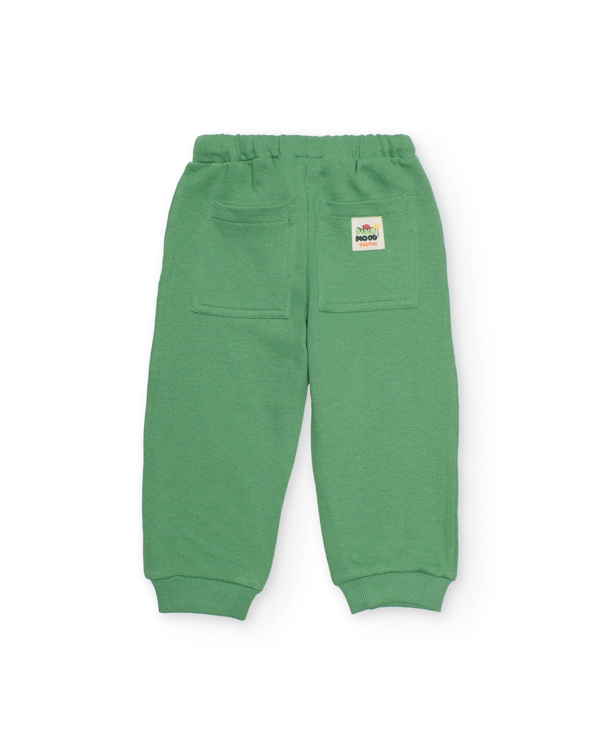 Tuc Tuc tuta bambino dinosauro verde felpa
