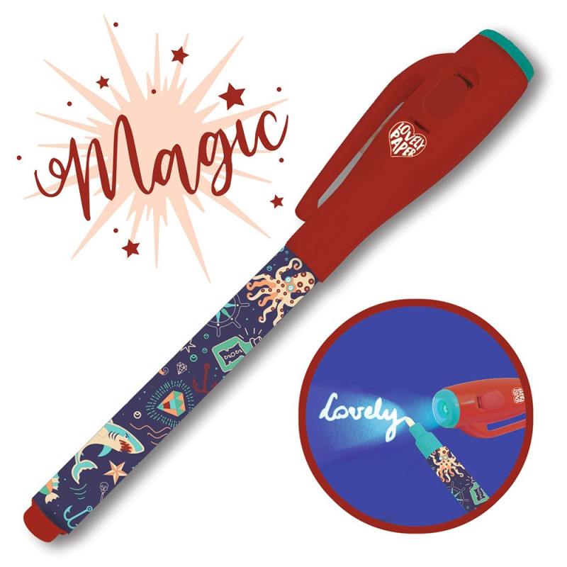 Djeco Steve penna magica inchiostro invisibile UV