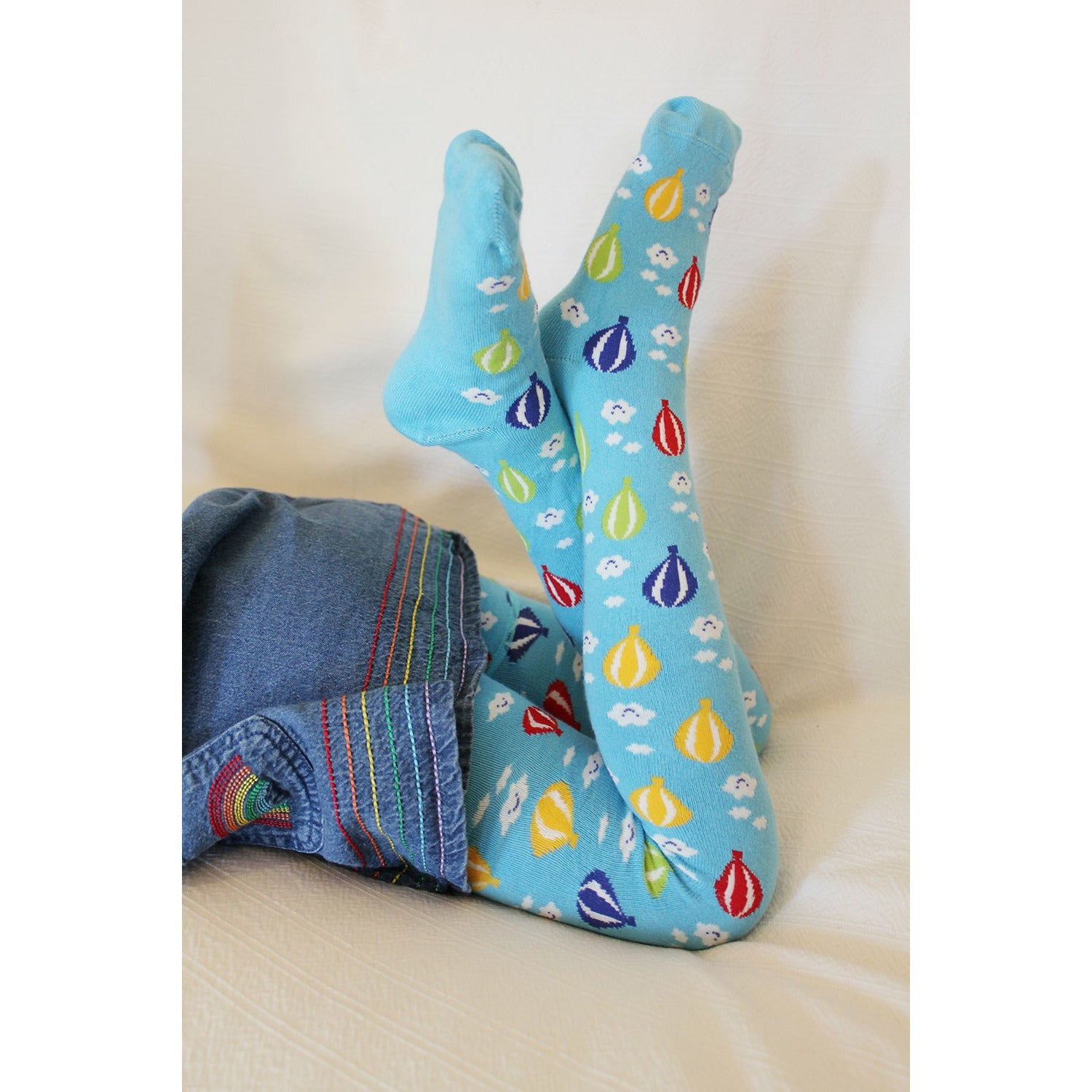 Slugs & Snails Hot Air Balloon collant azzurro mongolfiere