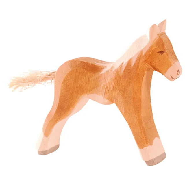 Ostheimer Cavallino Haflinger figura legno 8,5 cm
