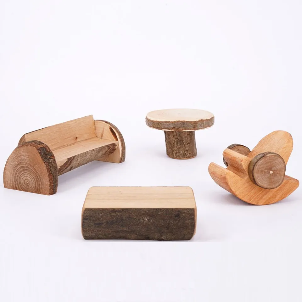 Magic Wood Casa sull’Albero Soggiorno set arredi legno 12 cm