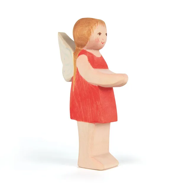 Ostheimer Sumselinchen Fata Figura Legno Dipinta a Mano