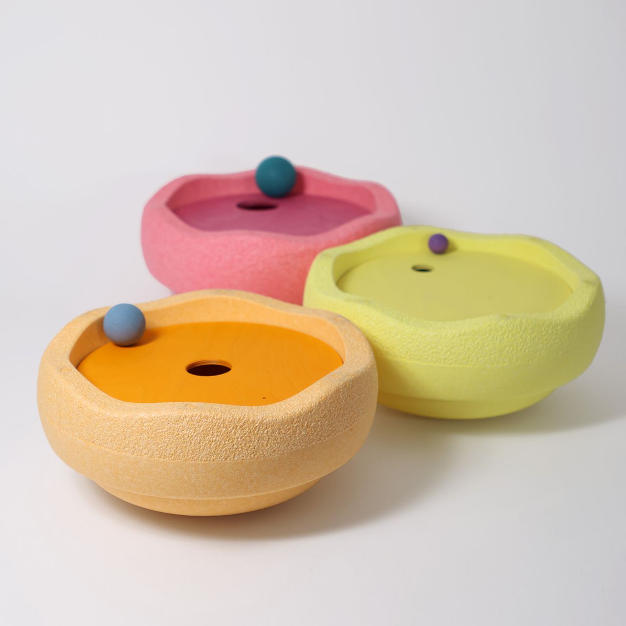 Grimm’s Stapelstein Rolling Discs Warm Pastel 3 dischi