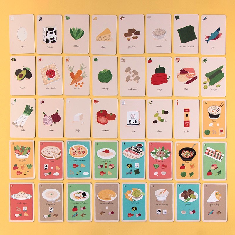 Londji A La Cuisine gioco da tavolo di carte cucina