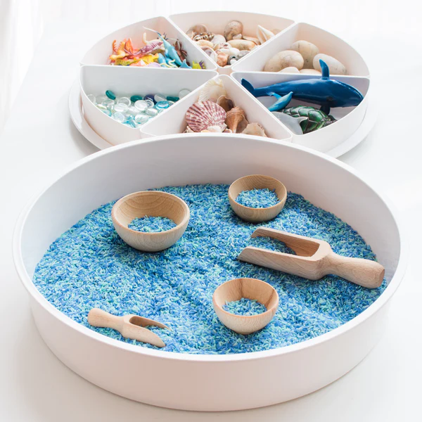 Inspire My Play PlayTray 3in1 vassoio sensoriale con scomparti