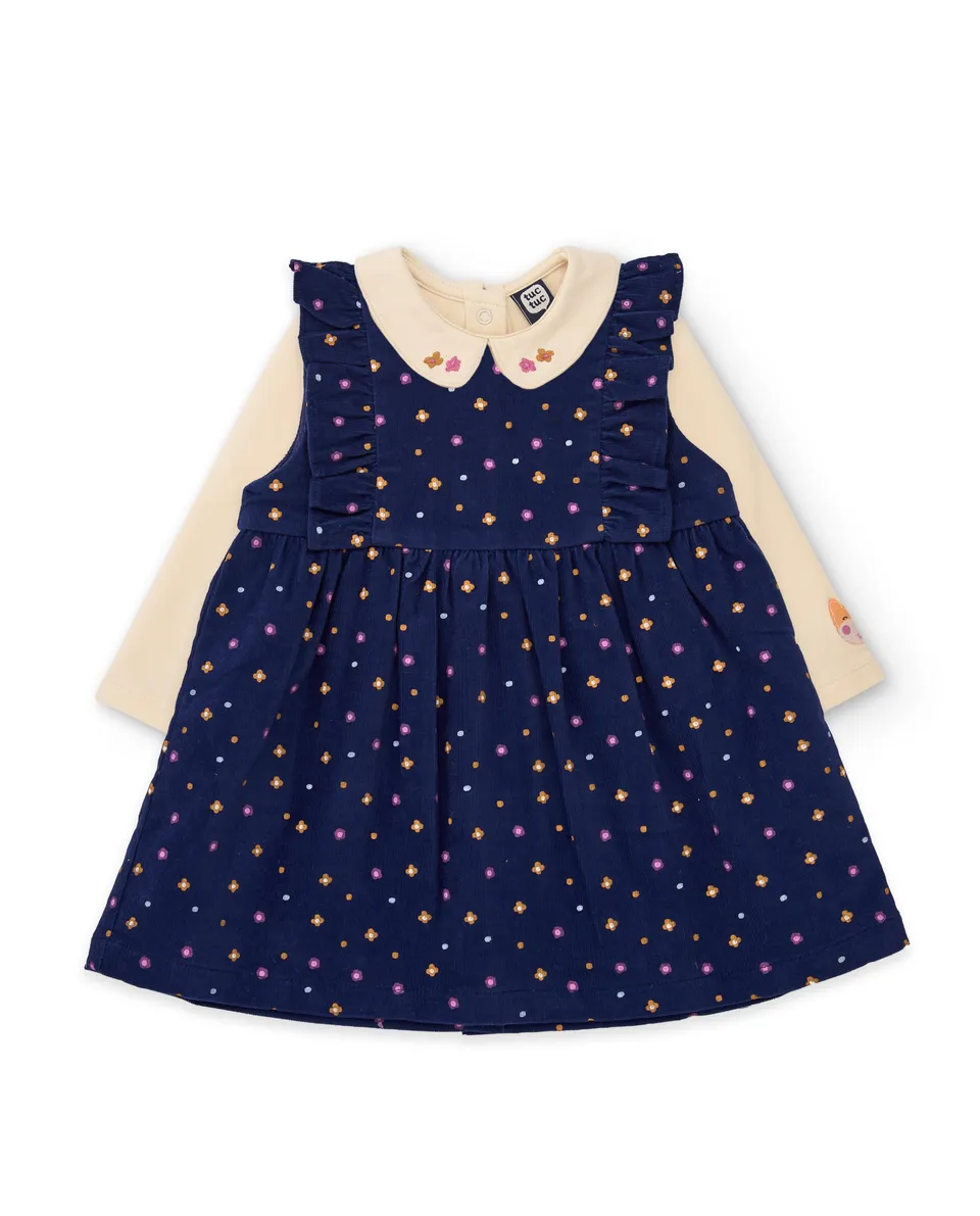 Tuc Tuc Magic Foxy completino neonata floreale blu