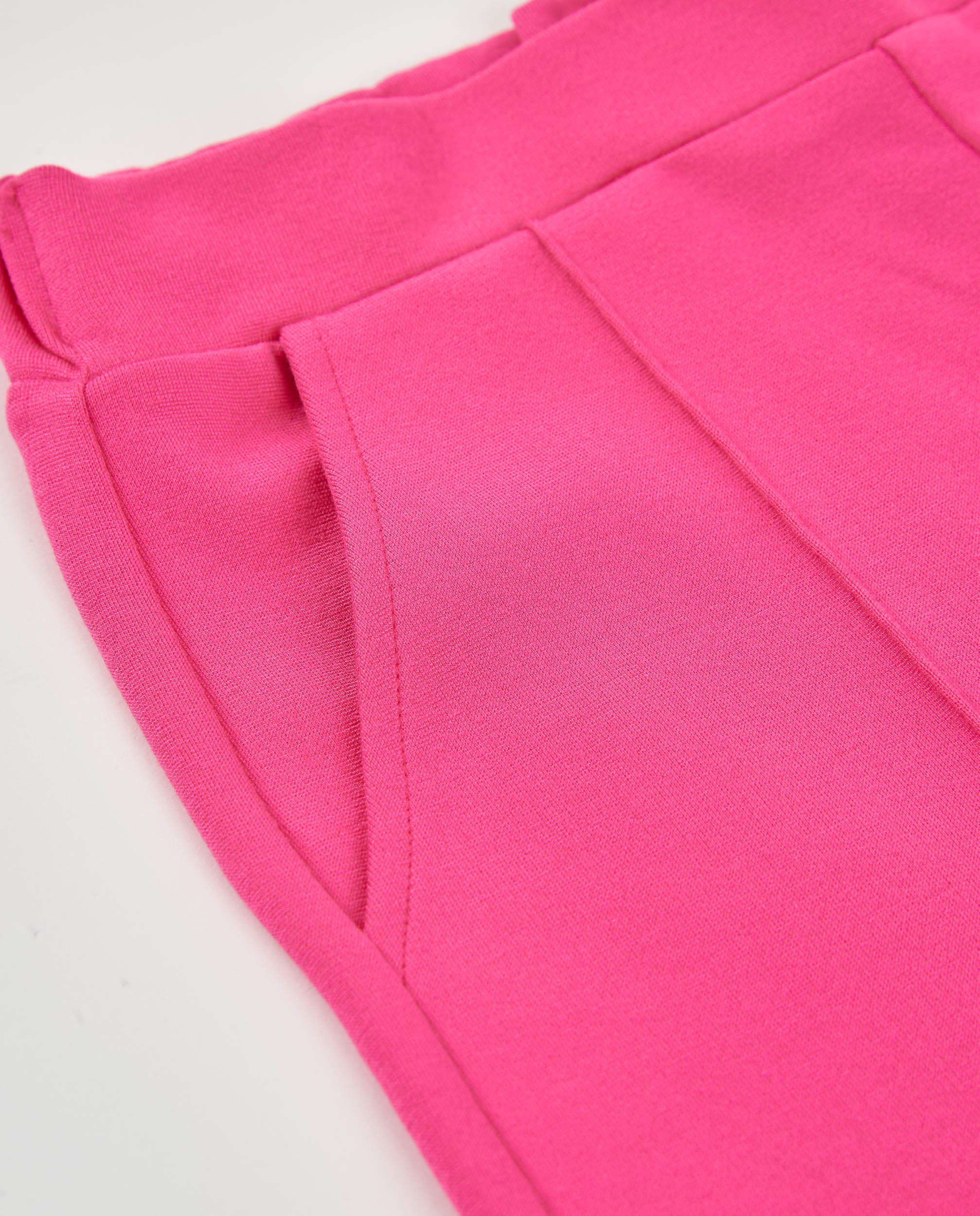 Tuc Tuc shorts bambina fucsia in tessuto leggero