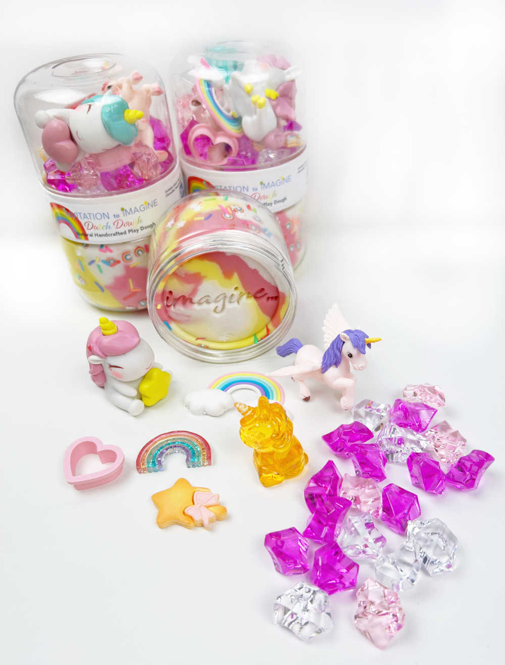 Invitation to Imagine Play Pot Rainbows pasta modellabile 240g