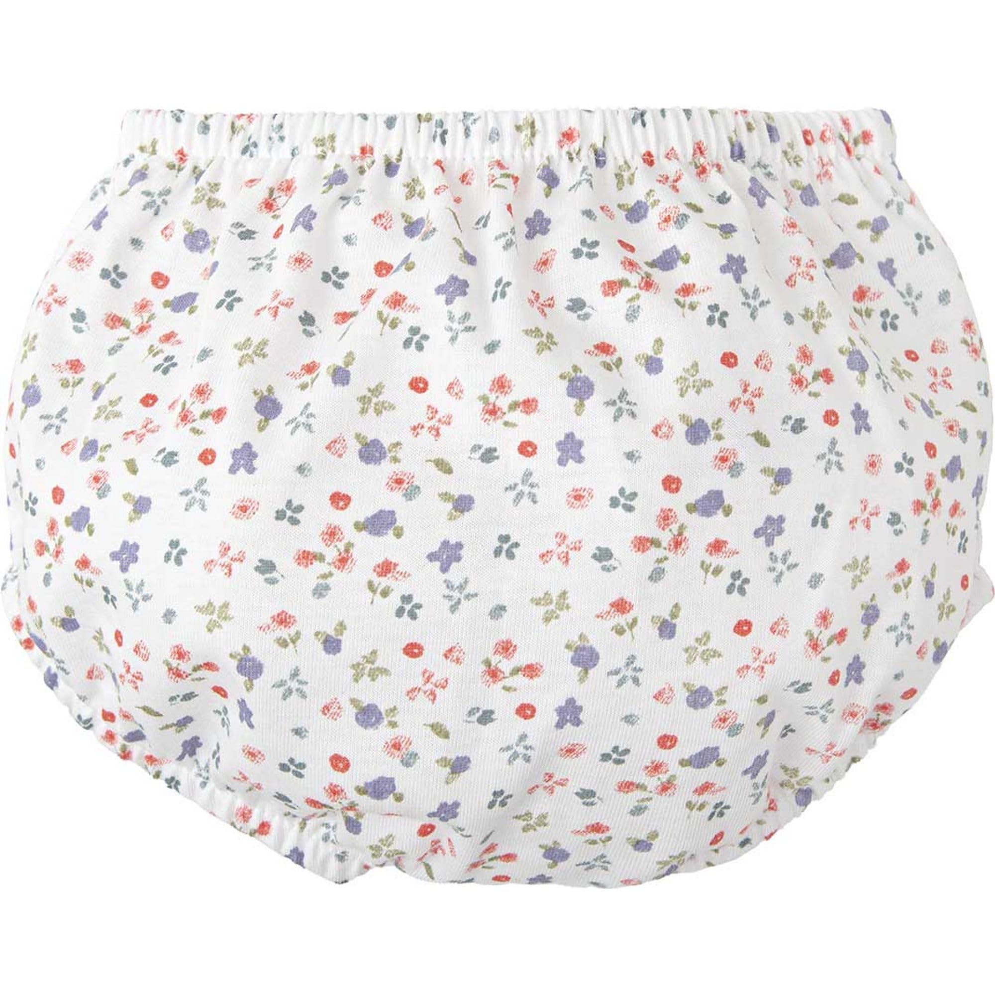 Babidu mutandina floreale cotone 18 mesi slip bambina
