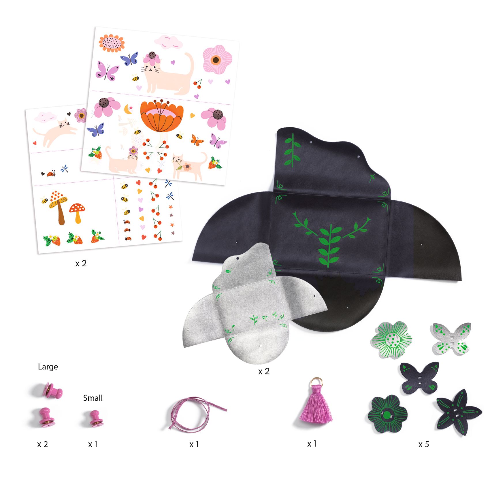 Djeco Joyful Friends kit creativo pochette 2 pezzi