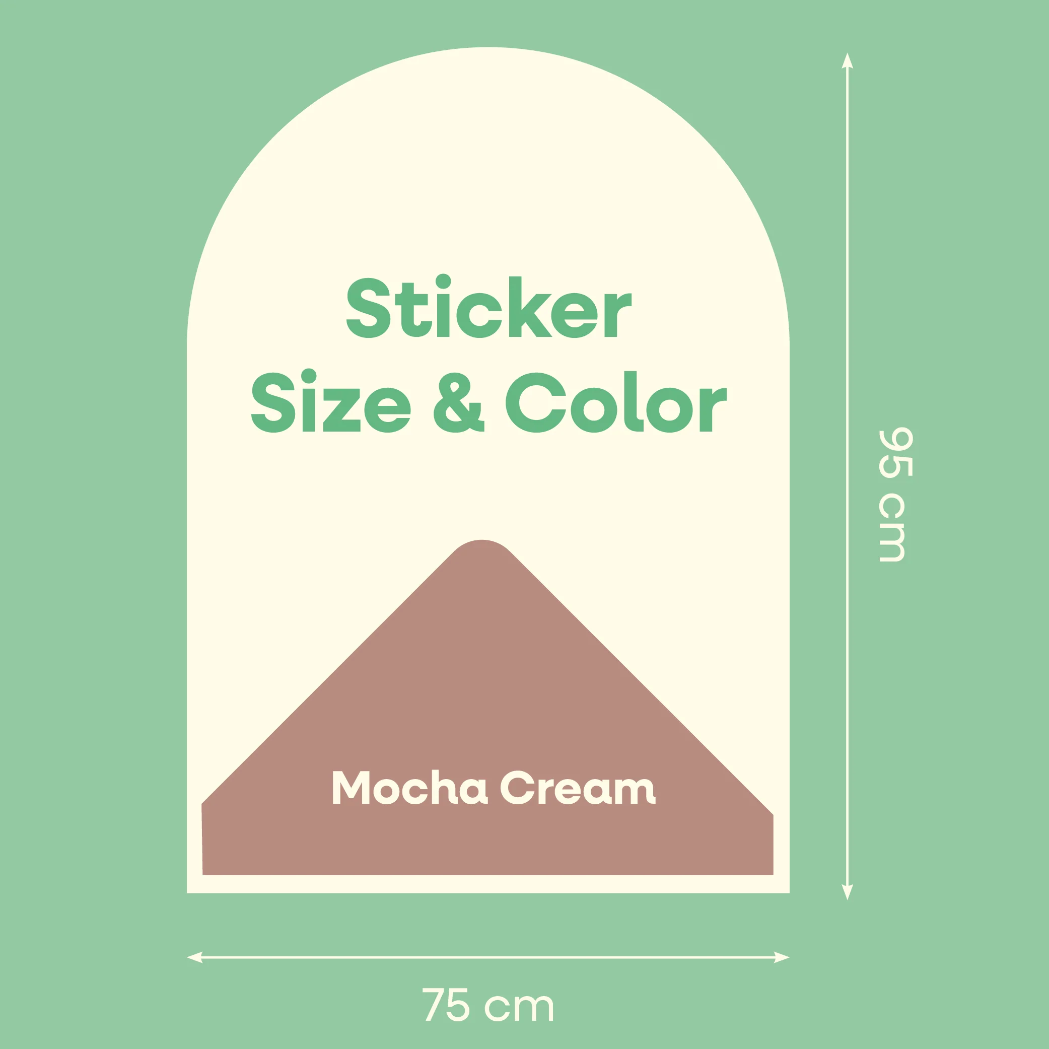 Cleverclixx Lavagna Magnetica Mocha Cream adesiva